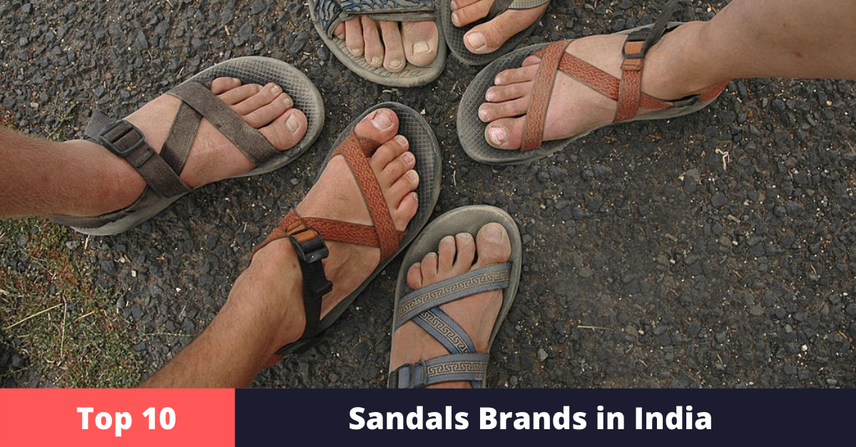 Top 10 Sandals Brands in India for Men 