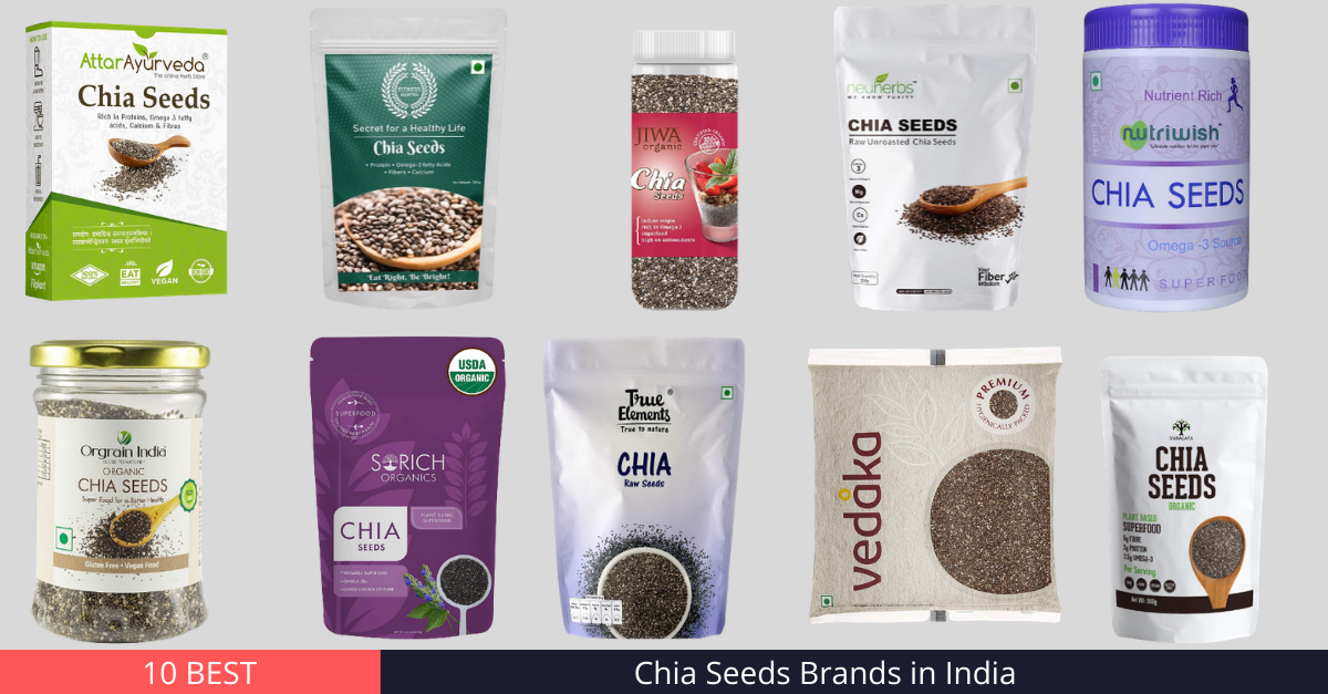 Top 10 Chia Seeds Brands in India [year]