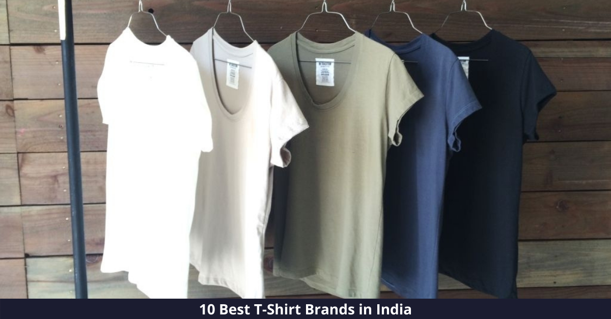 Top 10 T Shirt Brands in India [year]