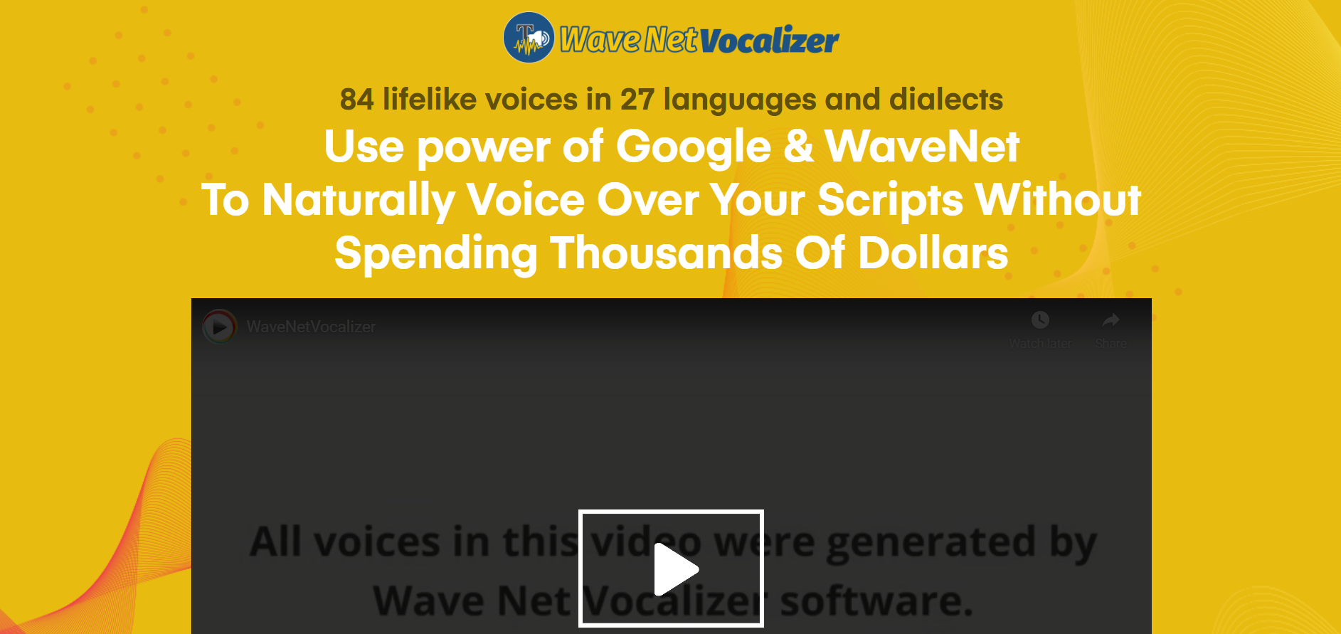 Wave Net Vocalizer