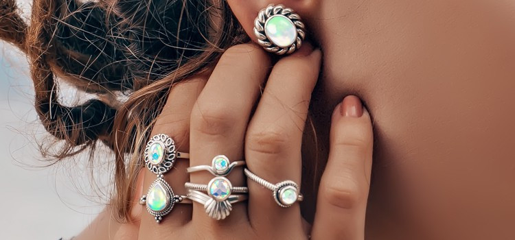 Gemstone Opal jewelry
