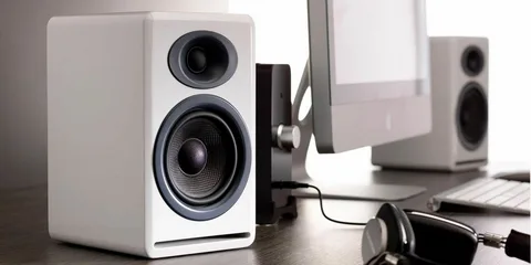 how to connect old stereo speakers to computer
