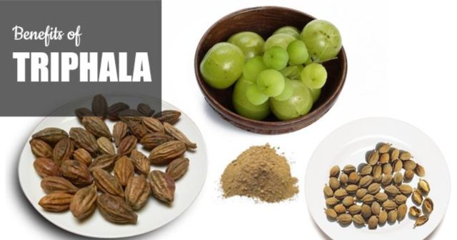 Image showing the benefits of triphala, highlighting its health advantages like digestion and detoxification.